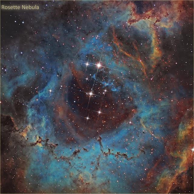 The Rosette Nebula complex (NGC 2237-2238-2239-2244-2246)