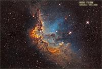 NGC 7380 + Sh2-142: The Wizard Nebula in Cepheus