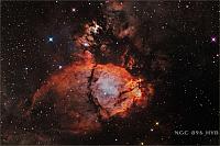 NGC 896 & IC 1795 Nebular Complex in Cassiopea - Hybrid version