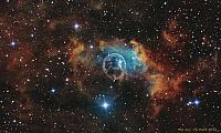 NGC7635-The Bubble Nebula in Cassiopea - Higher Resolution Crop