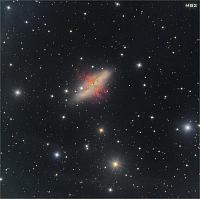 M82 and the sourroundings IFN in Ursa Majore