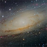 M31 - Great Galaxy in Adromeda: central part