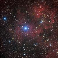 Sh2-115 Emission nebula in Cygnus