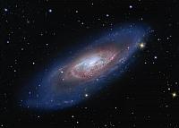 Galassia M106 nella costellazione dei Cani da Caccia