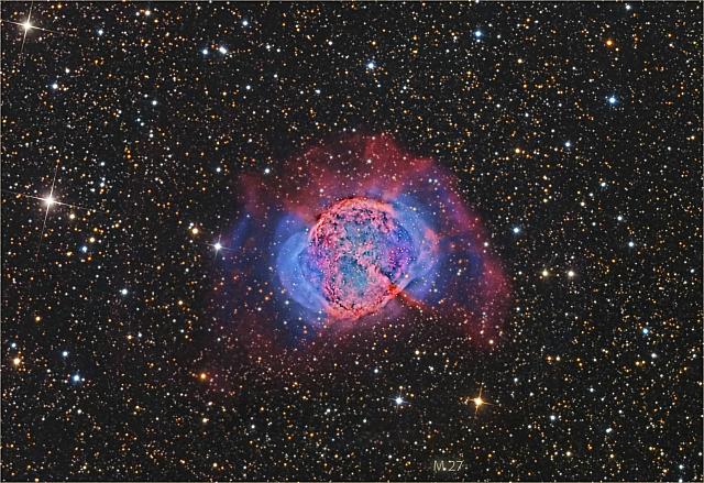M 27: The Dumbbell Nebula in Vulpecula
