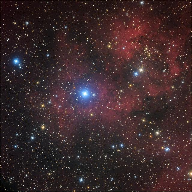 Sh2-115 Emission nebula in Cygnus