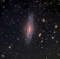 Dettaglio di NGC 7331 e Dintorni
