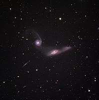 NGC 2992-2993 Galassie interagenti nell' IDRA