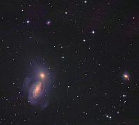 NGC 3226-3227 LEO Vicinissime ad ALGIEBA